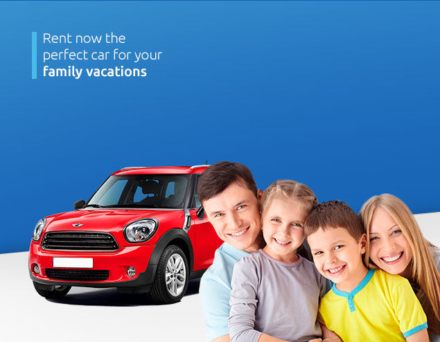 Rent now the perfect car for your family cavations